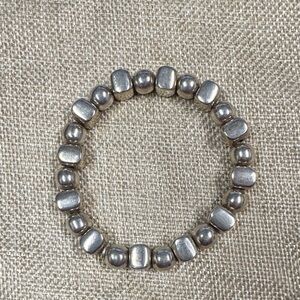 Sterling Silver Stretch bracelet.